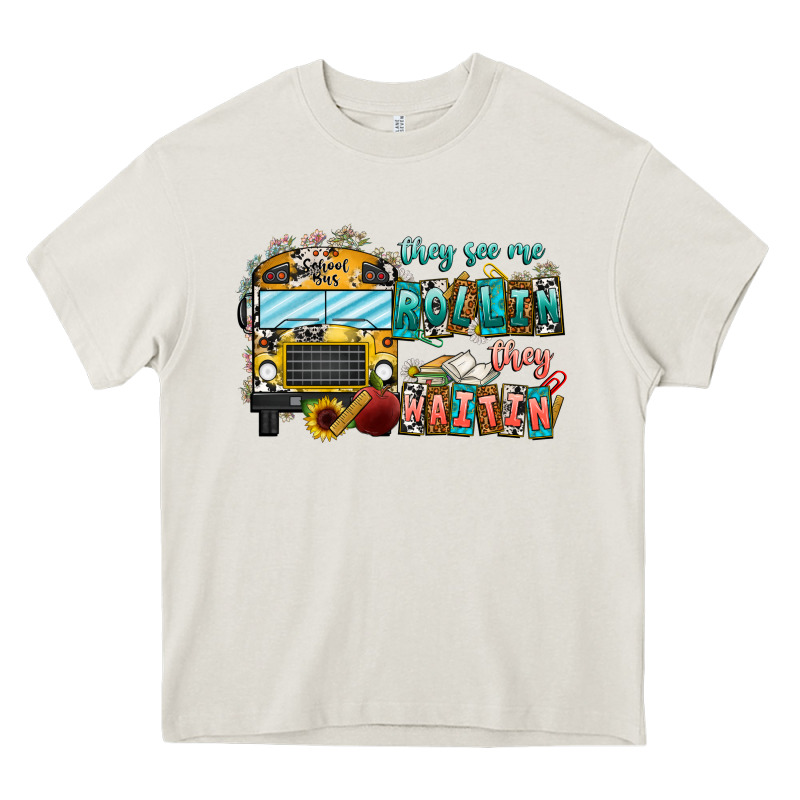 They See Me Rollin' They Waiting Heavy Core Tee by CowhideDigitalArt | Teevron