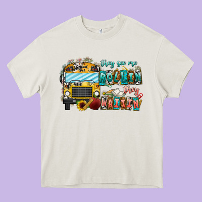 They See Me Rollin' They Waiting Heavy Core Tee Designed By Cowhidedigitalart