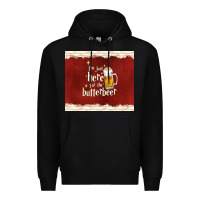 Black i'm just here for the butterbeer Premium Hoodie - TumblerDesignByShophia