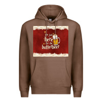 Chestnut i'm just here for the butterbeer Premium Hoodie - TumblerDesignByShophia