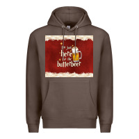 Coffee i'm just here for the butterbeer Premium Hoodie - TumblerDesignByShophia