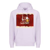 Lilac i'm just here for the butterbeer Premium Hoodie - TumblerDesignByShophia