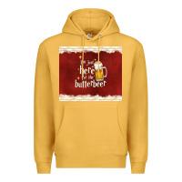 Mustard i'm just here for the butterbeer Premium Hoodie - TumblerDesignByShophia
