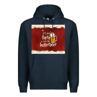 Navy i'm just here for the butterbeer Premium Hoodie - TumblerDesignByShophia