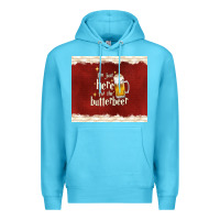 Ocean Blue i'm just here for the butterbeer Premium Hoodie - TumblerDesignByShophia