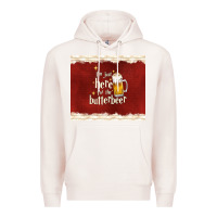 Pale Pink i'm just here for the butterbeer Premium Hoodie - TumblerDesignByShophia