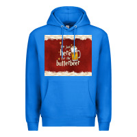 True Royal i'm just here for the butterbeer Premium Hoodie - TumblerDesignByShophia