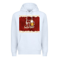 White i'm just here for the butterbeer Premium Hoodie - TumblerDesignByShophia