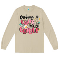 Mushroom cooking is love made edible Long Sleeve Tee - MaliasSmallBusiness