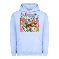 Pigment Grape Ice Happy Easter bunnys Urban Hoodie - OliviaCreatesArt