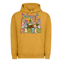 Pigment Peanut Butter Happy Easter bunnys Urban Hoodie - OliviaCreatesArt