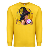 Lemon Black Witch Premium Sweatshirt - texasbilliewilder
