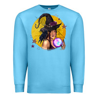 Ocean Blue Black Witch Premium Sweatshirt - texasbilliewilder