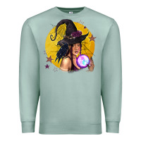 Seafoam Black Witch Premium Sweatshirt - texasbilliewilder