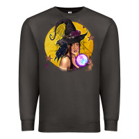 Smoke Black Witch Premium Sweatshirt - texasbilliewilder