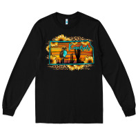 Black kansas owl sunset sunflower map Long Sleeve Tee - JahusDesignShop