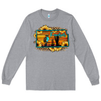 Heather Grey kansas owl sunset sunflower map Long Sleeve Tee - JahusDesignShop