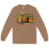 Toasted Coconut kansas owl sunset sunflower map Long Sleeve Tee - JahusDesignShop