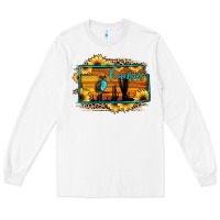 White kansas owl sunset sunflower map Long Sleeve Tee - JahusDesignShop