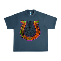 Midnight Navy halloween  horseshoe Urban Heavy Tee - Jasminsmagicworld