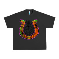 Pigment Black halloween  horseshoe Urban Heavy Tee - Jasminsmagicworld