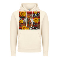 Vintage Artic western horse with sunflowers and aztec leopard cowhide Vintage Hoodie - Artiststas