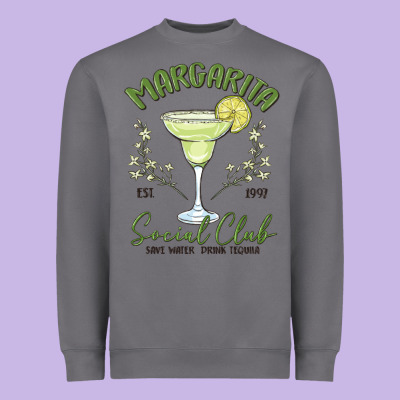 Margarita Social Club Heavyweight Sweatshirt Designed By Maliassmallbusiness