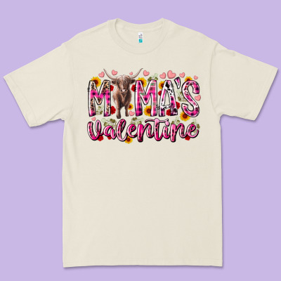 Mama Is Valentine Premium Tee Designed By Racoondesign