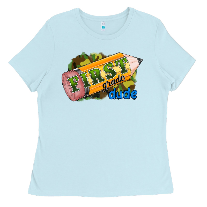First Grade Dude Ladies Tee by RanaPortraitStore | Teevron