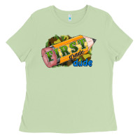 Matcha first grade dude Ladies Tee - RanaPortraitStore