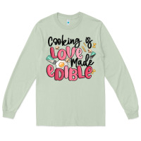 Matcha cooking is love made edible Long Sleeve Tee - MaliasSmallBusiness