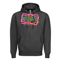 Charcoal Heather Western Pray Religious Zipper Hoodie - LillyAllenDesigns