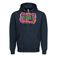 Navy Western Pray Religious Zipper Hoodie - LillyAllenDesigns