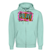 Seafoam Western Pray Religious Zipper Hoodie - LillyAllenDesigns