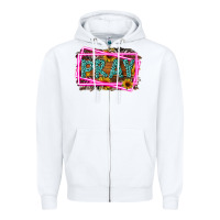 White Western Pray Religious Zipper Hoodie - LillyAllenDesigns