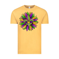 Vintage Mustard mardi gras carnival sunflower Vintage Tee - Jasminsmagicworld