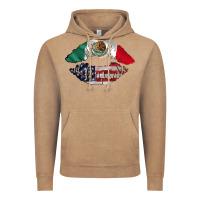Mexico Usa Lips Vintage Hoodie | Teevron