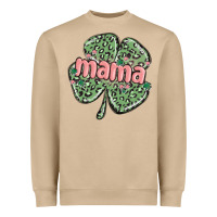 Mushroom leopard shamrock mama Heavyweight Sweatshirt - MaliasSmallBusiness