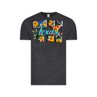 Vintage Black texas tx serape sunflower cowhide Vintage Tee - AdoDesignShop