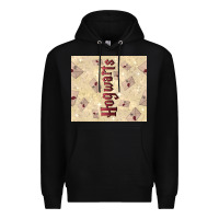 Black hogwarts with letters Premium Hoodie - TumblerDesignByShophia