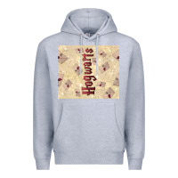Heather Grey hogwarts with letters Premium Hoodie - TumblerDesignByShophia