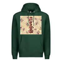 Sports Green hogwarts with letters Premium Hoodie - TumblerDesignByShophia