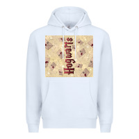 White hogwarts with letters Premium Hoodie - TumblerDesignByShophia