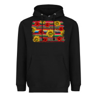 Black Mexico Brushstroke Heavyweight Hoodie - texasbilliewilder