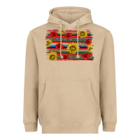 Mushroom Mexico Brushstroke Heavyweight Hoodie - texasbilliewilder