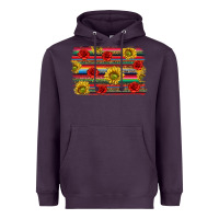 Plum Mexico Brushstroke Heavyweight Hoodie - texasbilliewilder