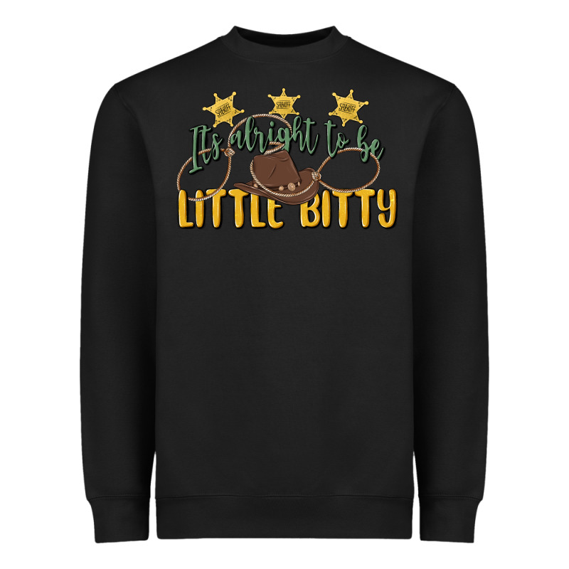 Its Alright To Be Little Bitty Heavyweight Sweatshirt by MaliasSmallBusiness | Teevron