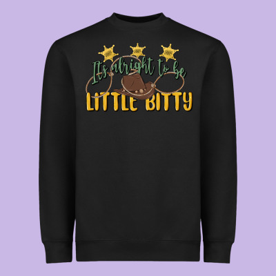 Its Alright To Be Little Bitty Heavyweight Sweatshirt Designed By Maliassmallbusiness