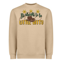 Mushroom its alright to be little bitty Heavyweight Sweatshirt - MaliasSmallBusiness