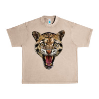 French Oak ocelot head Urban Heavy Tee - LillyAllenDesigns